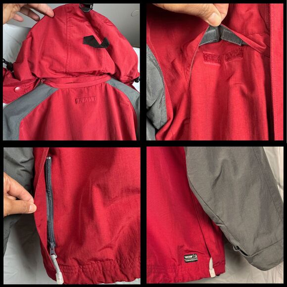 Freeworld Sno Truant Mens Jacket 3000 mm Waterproof Snowboarding Sz XL‎ Red Gray - Picture 11 of 12